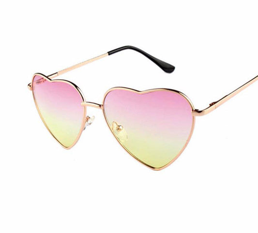 Reflective Heart Sunglasses