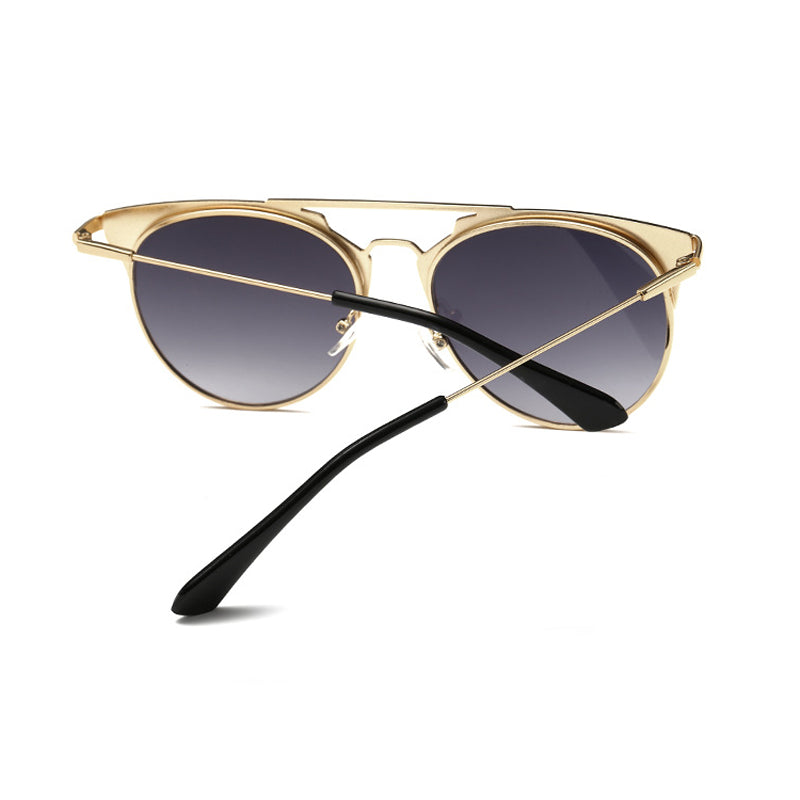 Metal Frame Retro Cat Eye Sunglasses