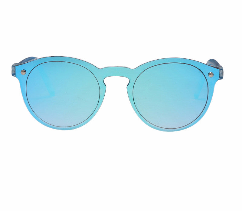 Reflective Oval Fashion Sunglasses