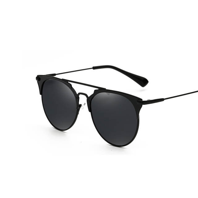 Metal Frame Retro Cat Eye Sunglasses