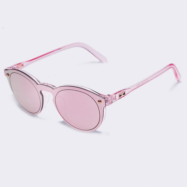 Reflective Oval Fashion Sunglasses