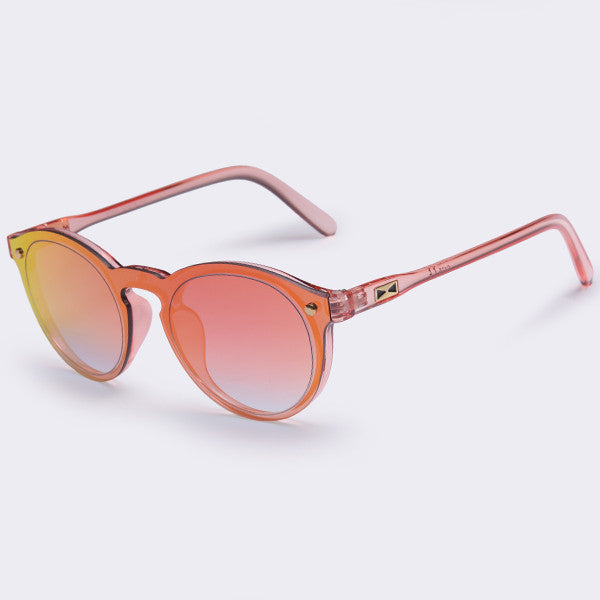 Reflective Oval Fashion Sunglasses